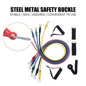 China 11Pcs/Set Latex Rubber Resistance Exercise Tubes Yoga Pull Rope on sale