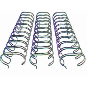 China Electroplated Metal Double Wire Loop For Binding Notebook wholesale