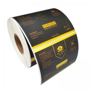 China Waterproof Custom Label Stickers Roll For Hair Shampoo Container Bottle supplier