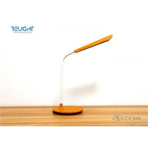 Wooden Grain Led Desk Lamps  with Eye-Protected and USB Output Charging Port