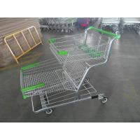 China Large Capacity Grocery Shopping Trolleys With Four Wheel / Baby Seat 120L on sale