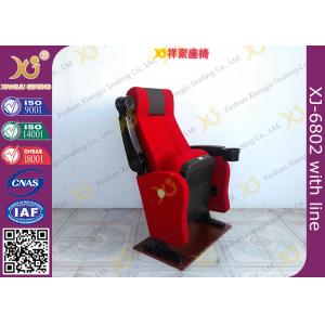 Fire Retardant Fabric Cover Cinema Theater Chairs Anchor Fixed On Floor