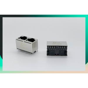 China PHC 1x2 Network Connector Rj45 PH52E88-21210XX Through Hole Solder Termination supplier