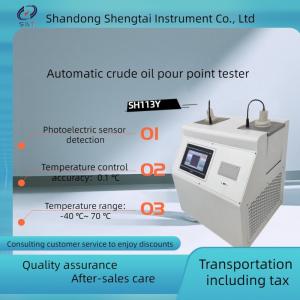 China SH113Y fully automatic crude oil pour point tester automatic balance dual temperature dual bath wholesale