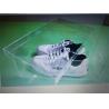 crystal clear custom made acrylic shoe box wholesale