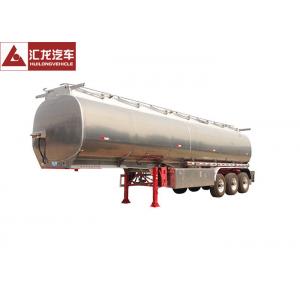 China 42000l Fuel Tank Trailer Easy To Clean , Fuel Storage Trailer With 24v Lighting System supplier
