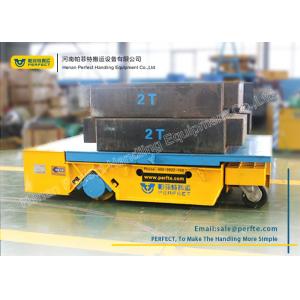 China Heavy Duty Industrial Transfer Car , Large Platform Battery Motorized Carriage On Wheels supplier