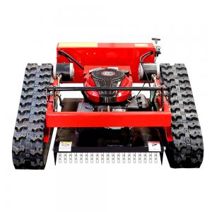China Uncovered Crawler Lawn Mower Grass Cutting Machine / Farm Cordless Lawnmower supplier