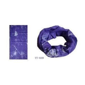 Blue and White Lightning Design Magic Scarf (YT-839)