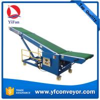 Foldable mobile loading unloading belt conveyors for warehouse with limit space