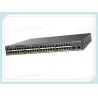 Cisco Fiber Optic Switch WS-C2960XR-48FPS-I 48 GigE PoE 740W 4x 1G SFP+ IP Lite