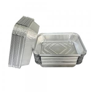 China Food Tin Foil Tray Aluminium Foil Takeaway Foil Container Catering Aluminium Containers supplier