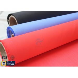 China Acrylic Coated Fiberglass Fire Blanket 490GSM 0.43mm Red Fire Safety Protection supplier