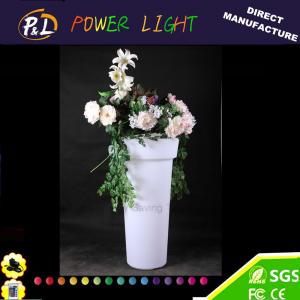 China Fashionable LED Flower Pot / Vase With Led Lights For Bars , Coffee Shops supplier
