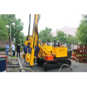 China Reliable 300m Crawler Drilling Machine Dth , Air Compressor CYG300 wholesale
