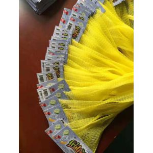 China Os sacos reusáveis contínuos do produto da malha, malha de Pwoven do PE ensacam para o fruto/vegetal supplier