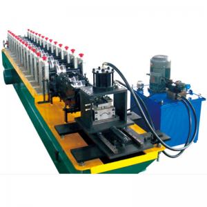 China Hydraulic Cutting Metal Shutter Door Forming Machine 12 Steps 12-15 M / Min Speed supplier