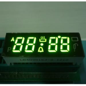 Black Face Numeric LED Display , 7 Segment 4 Digit Display With 120C Operating Temperature