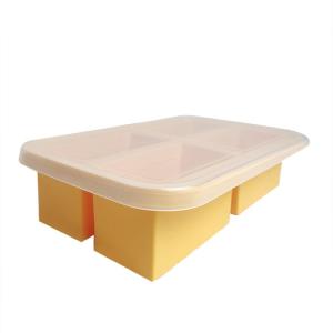 Safe And Convenient Baby Feeding Silicone Baby Food Box Dishwasher Safe BPA Free