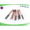 Custom Length EDM Threading Electrodes M6 Tungsten Copper With 1 Mm Dia Hole