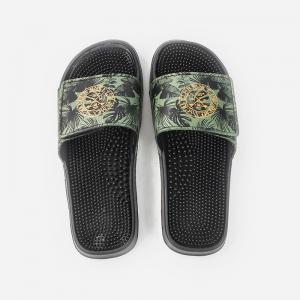 China 46EU Adjustable Strap Slides , Wear Resistant Open Toe Velcro Sandals supplier