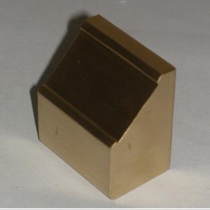 OEM Golden Metal Sanitary Ware , Fadeless Brass Electrical Components