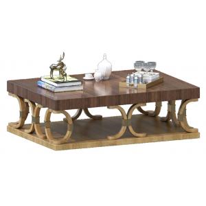Solid Wood Oak Sturdiness European Style Coffee Table 1000*750*450mm