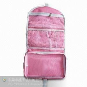 Hanging Electronics Organizer Travel Case Multi Purpose Pink / Blue Color