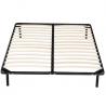 China High Strengthen Metal Bed Frame With Wooden Slats Detachable Style wholesale