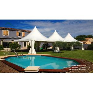 China UV Wateproof Fabric 5m X 5m Pagoda Canopy Tent For Garden French Standard M2 wholesale