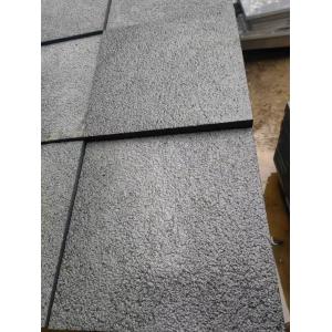 El granito chino Worktop del negro de Mongolia teja las tejas al aire libre modificadas para requisitos particulares de la pared del granito