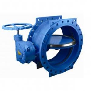China 125 lbs / 200psi Double Eccentric / flange Butterfly Valve with HandWheel supplier