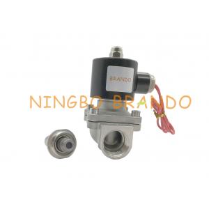 Thread Connector Normal Closed 2S200-20 Series Stainless Steel Valve Water Solenoid Valve DC 24V AC 220V