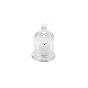 China Transparent Candle Making 8cm 10.5cm Empty Glass Jars supplier