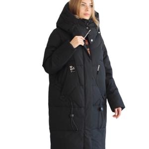 FODARLLOY Puffer Jacket Ladies Warm Hooded Cotton-padded Clothes Women Slim Down Cotton Long Winter Coats