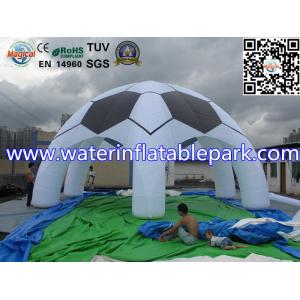 Football Shape 26ft Inflatable Spider Dome Tent / Inflatable Marquee