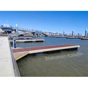 China Aluminum Floating Docks Waterproof Decking Plastic Marine Alloy Floating Dock Floating Water Deck Platform wholesale