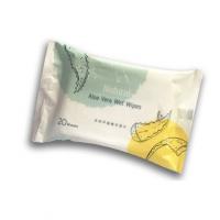 China Skin Cleansing Natural Aloe Vera Wet Wipes For Hands / Face on sale