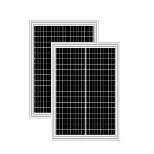 5BB 40w Monocrystalline Solar Panel Customized For Street Light Flashing Light