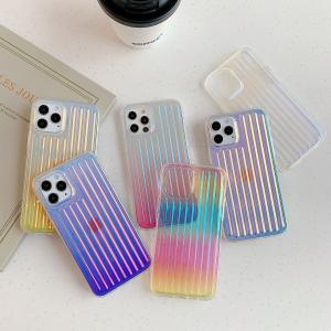 China Light Weight Gradient Color Anti Fingerprint Phone Cases For Iphone 12 Pro Max supplier