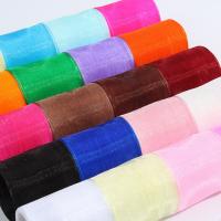 China 2.5cm Polyester Organza Ribbon for DIY bows or Wedding Decoration or Cake Wrapping on sale