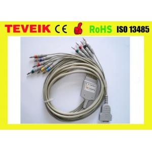 China GE Marquette EKG Cable with Integrated 10 leadwires for MicroSmart MAC 500 / 1100 MAC 1200 / 1200 ST supplier