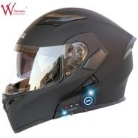 China Electronic Bike Motorcycle Full Face Helmet Windproof Fog Proof With Adjustable Vents on sale