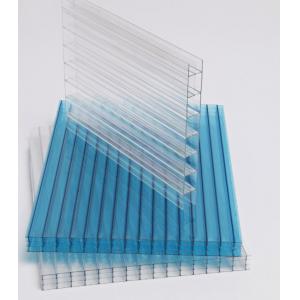 Four Walls Polycarbonate Hollow Sheet 20mm Honeycomb Plastic Sheets For Greenhouse