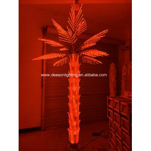 China color changing led palm tree light wholesale
