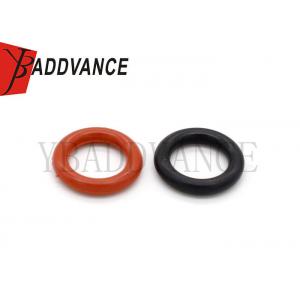 Size 6.86 * 1.78mm Fuel Injector Seal Kit Red / Black O Ring For Toyota