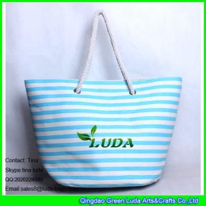 China LUDA 2016 shoulder bag hand woven sack beach shopping bag paper straw tote bag supplier