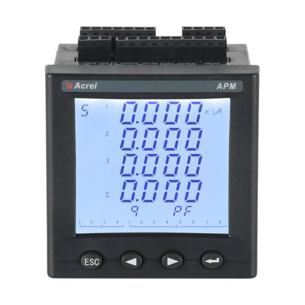APM800 AC/DC 85V~265V Programmable Power Meter / 3 Phase 3 Wire Energy Meter