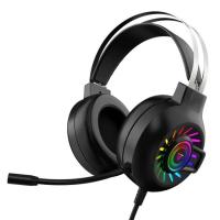 China G97 RGB Luminous 7.1 Surround Sound Wired Gaming Headset with Mic and Volume Control on sale
