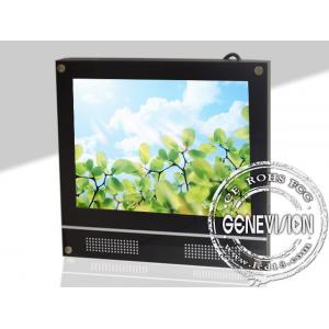 Indoor 17 inch Wall Mount LCD Display , Dustproof lCD Advertisement Board